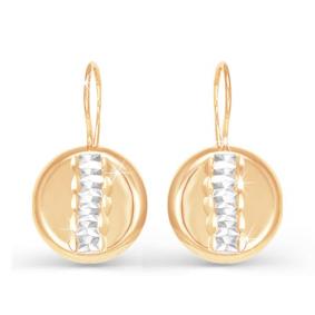 Золотые серьги КЮЗ Del'ta D220194 D220194 фото