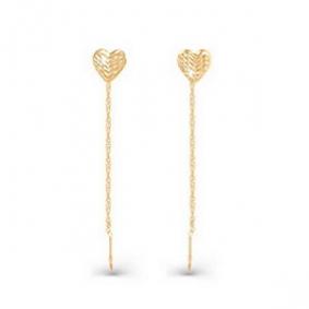 Золотые серьги КЮЗ Del'ta D220198 D220198 фото