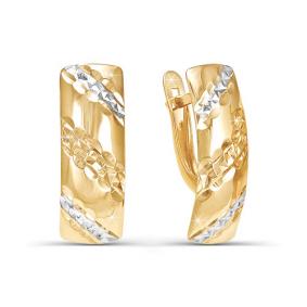 Золотые серьги КЮЗ Del'ta D220260 D220260 фото