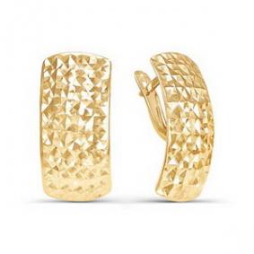 Золотые серьги КЮЗ Del'ta D220287 D220287 фото