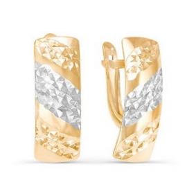 Золотые серьги КЮЗ Del'ta D220345 D220345 фото