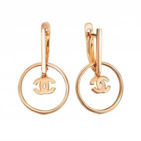 Золотые серьги КЮЗ Del'ta D2204571 D2204571 фото