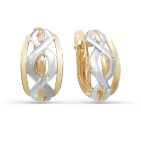 Золотые серьги КЮЗ Del'ta D220537 D220537 фото