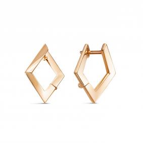 Золотые серьги КЮЗ Del'ta D2206517 D2206517 фото