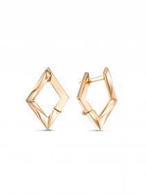 Золотые серьги КЮЗ Del'ta D2206522 D2206522 фото