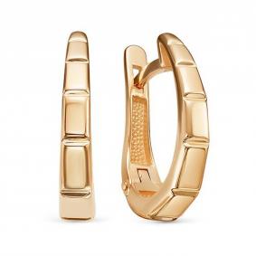 Золотые серьги КЮЗ Del'ta D2206985 D2206985 фото