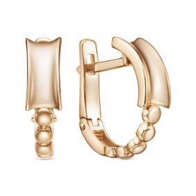 Золотые серьги КЮЗ Del'ta D2206993 D2206993 фото