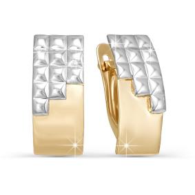 Золотые серьги КЮЗ Del'ta D220723 D220723 фото