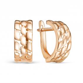 Золотые серьги КЮЗ Del'ta D2207273 D2207273 фото