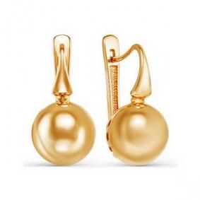 Золотые серьги КЮЗ Del'ta D220778 D220778 фото