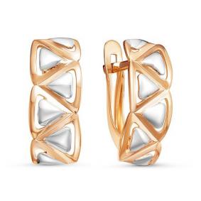 Золотые серьги КЮЗ Del'ta D220787 D220787 фото
