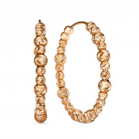 Золотые серьги КЮЗ Del'ta D2208233 D2208233 фото