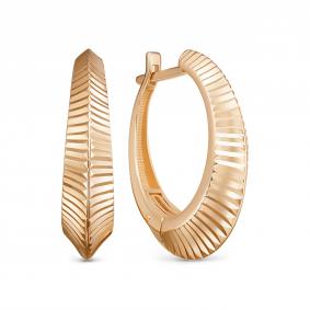 Золотые серьги КЮЗ Del'ta D2208325 D2208325 фото