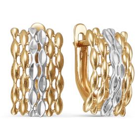 Золотые серьги КЮЗ Del'ta D220834 D220834 фото