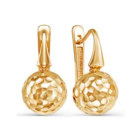 Золотые серьги КЮЗ Del'ta D220887 D220887 фото