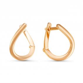 Золотые серьги КЮЗ Del'ta D220934 D220934 фото