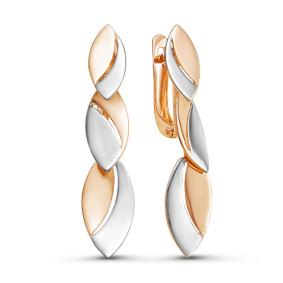 Золотые серьги КЮЗ Del'ta D220948 D220948 фото