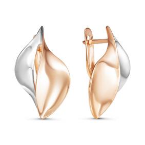 Золотые серьги КЮЗ Del'ta D221043 D221043 фото