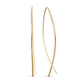 Золотые серьги КЮЗ Del'ta D221129 D221129 фото