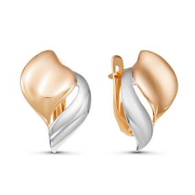 Золотые серьги КЮЗ Del'ta D221165 D221165 фото