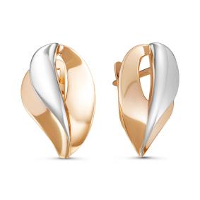 Золотые серьги КЮЗ Del'ta D221195 D221195 фото