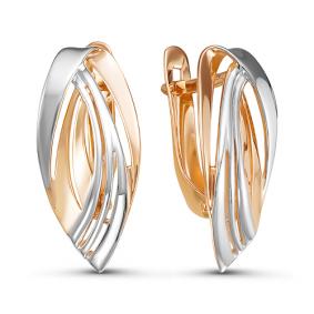 Золотые серьги КЮЗ Del'ta D221245 D221245 фото