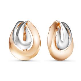 Золотые серьги КЮЗ Del'ta D221255 D221255 фото