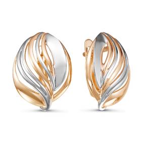 Золотые серьги КЮЗ Del'ta D221256 D221256 фото