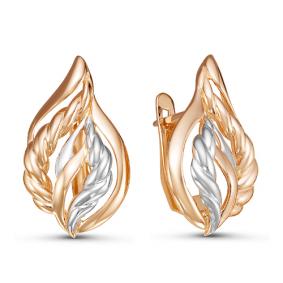 Золотые серьги КЮЗ Del'ta D221259 D221259 фото