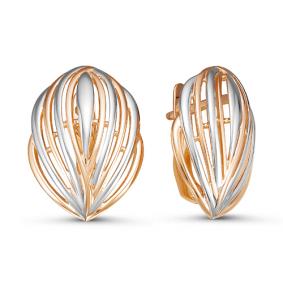 Золотые серьги КЮЗ Del'ta D221263 D221263 фото