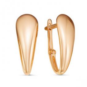 Золотые серьги КЮЗ Del'ta D221277 D221277 фото