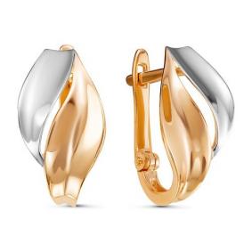 Золотые серьги КЮЗ Del'ta D221279 D221279 фото
