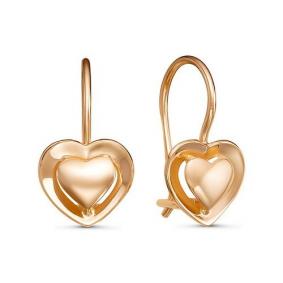 Золотые серьги КЮЗ Del'ta D221327 D221327 фото