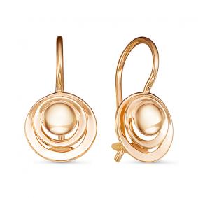 Золотые серьги КЮЗ Del'ta D221330 D221330 фото