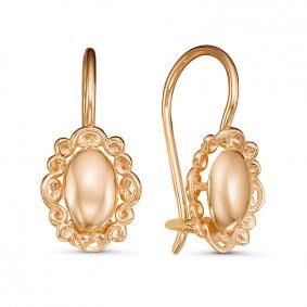 Золотые серьги КЮЗ Del'ta D221331 D221331 фото