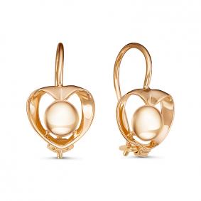 Золотые серьги КЮЗ Del'ta D221332 D221332 фото