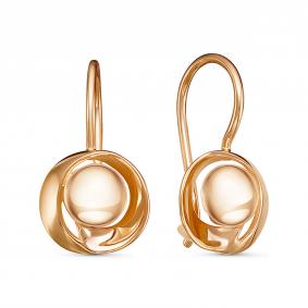 Золотые серьги КЮЗ Del'ta D221333 D221333 фото