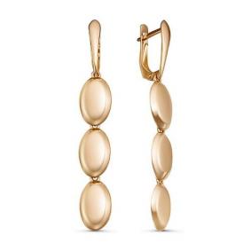 Золотые серьги КЮЗ Del'ta D221434 D221434 фото