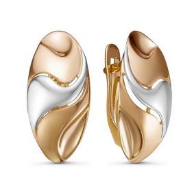 Золотые серьги КЮЗ Del'ta D221507 D221507 фото