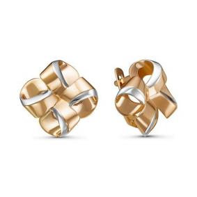 Золотые серьги КЮЗ Del'ta D221540 D221540 фото