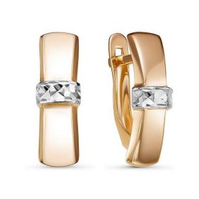 Золотые серьги КЮЗ Del'ta D221568 D221568 фото