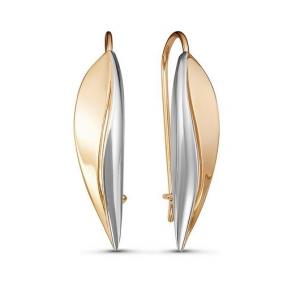 Золотые серьги КЮЗ Del'ta D221596 D221596 фото