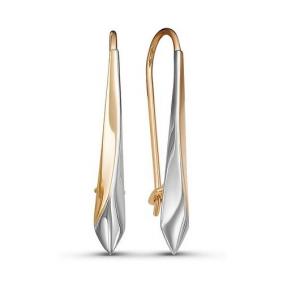 Золотые серьги КЮЗ Del'ta D221604 D221604 фото