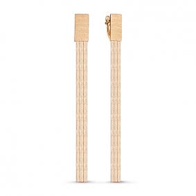 Золотые серьги КЮЗ Del'ta D221608 D221608 фото