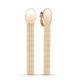 Золотые серьги КЮЗ Del'ta D221649 D221649 фото