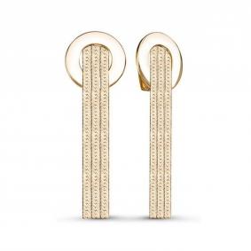 Золотые серьги КЮЗ Del'ta D221658 D221658 фото