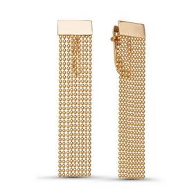 Золотые серьги КЮЗ Del'ta D221669 D221669 фото