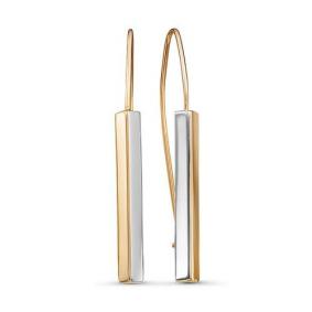 Золотые серьги КЮЗ Del'ta D221718 D221718 фото