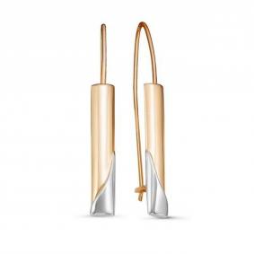 Золотые серьги КЮЗ Del'ta D221719 D221719 фото
