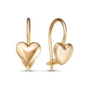 Золотые серьги КЮЗ Del'ta D221725 D221725 фото